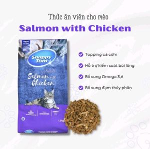 [8kg]Hạt Snappy Tom cho mèo bao 8kg-Thức ăn hạt khô cho mèo