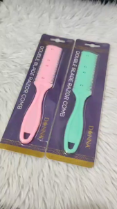 Donna Double Blade Razor Comb – Replaceable Blade Hair Trimmer & Shaper
