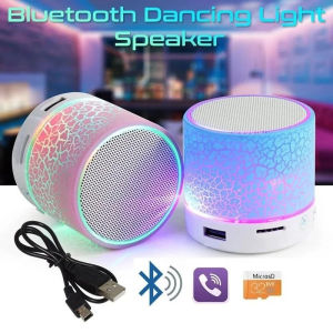 Universal Mini Bluetooth Speaker Wireless Speaker Colorful LED TF Card USB Subwoofer Portable MP3 Music Sound Column For Phones