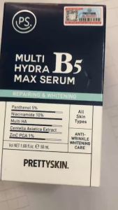 Serum B5 Prettyskin 50ml Tinh chất phục hồi dưỡng trắng cho da dầu mụn (TẶNG KÈM MẶT NẠ)