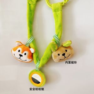 Gối Búp Bê Lông Cừu Giáo Dục Cho Bé Gối Búp Bê Lông Cừu Nhiều Chức Năng Động Vật Nhỏ Chuông Treo Giường Xe Đẩy Trang Trí Đồ Chơi Vải Búp Bê