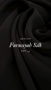 Per50cm Kain Furusiyah Silk Anti UV UPF 45 Polos Warna Lengkap Kain Abaya Premium Khas Arab