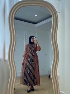 Feodora Fashion /MAXI JAHWARA BATIK /  MAXI SYAMILA / gamis lebaran terbaru / Kemeja batik couple / couple keluarga / gaun pesta / pakaian muslim / dress kondangan (GOOD QUALITY)