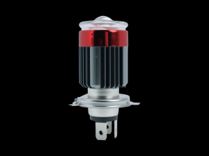 Motorcycle High/low beam H6/BA20D H4 1200LM Bi-Color Headlight 10-80V