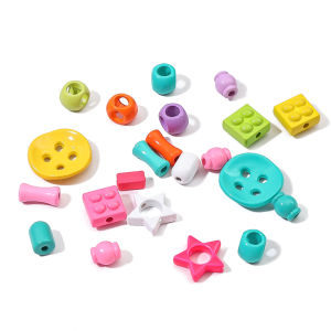 Fashion New Candy Colorized Metal Beads Charms Star Butterfly Bow Skull Beads for Bracelet Earring Keychain DIY Jewelry Making