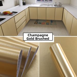 KEERMAN | Thickened Metal Fridge Sticker Silver Brushed