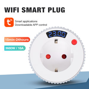 ซ็อกเก็ตนาฬิกาดิจิตอลนับถอยหลัง230VAC วงจร50Hz 16A สวิตช์เต้าเสียบนาฬิกาดิจิตอลปรับโปรแกรมได้3680W ผู้ช่วยที่บ้านใหม่