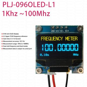 RF Frequency METER 1kHz~100MHz OLED Frequency Signal Display High-Precision Frequency Counter FOR Ham radio transceiver FM