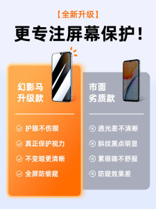 ฟิล์มกระจกนิรภัยแบบเต็มจอสำหรับ Vivo Y36 ป้องกันการมองเห็น ป้องกันการตกหล่น ป้องกันนิ้วมือ ฟิล์มป้องกันการมองเห็นแบบกระจก