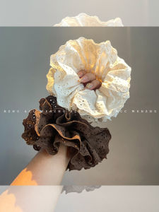 WENZHU | Lace Trim Elastic Hair Ties for Bun Hairstyles