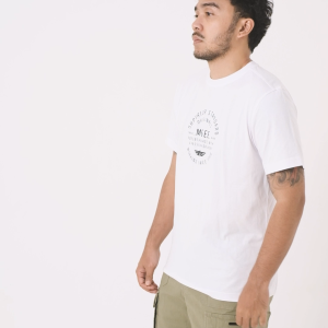 MGee Kaos Pria Lengan Pendek Polos M Gee Oliver C144 White