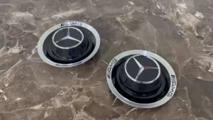 Logo chụp mâm ốp lazang bánh xe ô tô Maybach AMG - Chất liệu hợp kim nhôm cao cấp