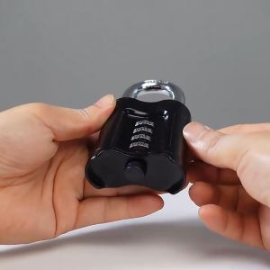 Khóa số loại lớn dùng cho cửa cổng cửa đi với móc khóa thép cứng D10mm vỏ hợp kim có tai chống cắt