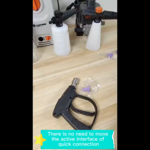 IKURA TOOLS Nepel Adaptor M14 Quick Release 1/4" Self Lock 2.0 - Adapter Nozzle Sprayer Tembakan Gun Selang M14 Auto Lock Quick Release Adaptor Selang Ke Gun Ujung Gun Ke Nozzle Tip Foam Lance Mesin Jet Cleaner Tekanan Tinggi Cuci Mobil Car Motor QRJ 2.0