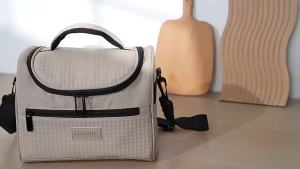 New Tote Cooler Lunch Bags Portable Outdoor Picnic Office School Insulation Bag with Shoulder Strap