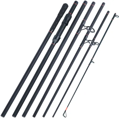 Sougayilang 3.0M 3.6M 6/7 Sections Carp Fishing Rod Protable Carbon Fiber Spinning Feeder Rod Travel Fishing Pole Fishing Tackle