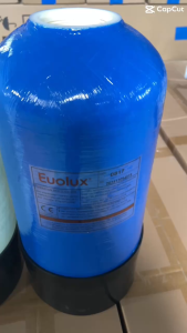 Vỏ cột lọc nước Composite 817 Euolux xử lý nước giếng khoan nước máy gia đình (Tặng kèm trõ)