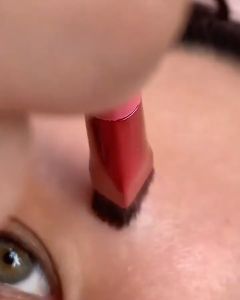 Kuas alis pipih mua sikat tegak miring tebal kotak lurus waterproof eyebrow eyeliner brush lembut yang bagus rapihin alis ngebentuk concealer