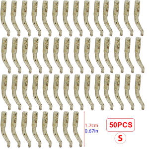 Hirisi 25/50pcs Carp Fishing Accessories Carp Hook Sleeve End Tackle Fishing Swivel AH195 Fishing Terminal Tackle