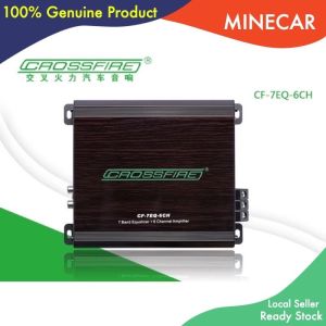 CROSSFIRE CF-7EQ-6CH CAR AMPLIFIER REAR SUPER SLIM BOX