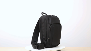 Bange 7795 Crossbody Bag 35.5x11x20.5cm 0.68kg Waterproof Polyester YKK Zipper Anti-Theft Hidden Pocket Water-Repellent Fabric Durable Travel Shoulder Bag for Men and Women Casual Outdoor Stylish Versatile Secure Lightweight Multicompartment