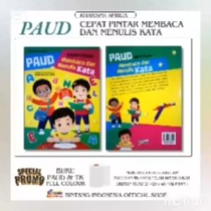 KHARISMA - CEPAT PINTAR MEMBACA DAN MENULIS KATA UNTUK PAUD DAN TK