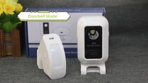 RUIKE M7-P827: Bel Pintu Nirkabel Lonceng Pintar & Lampu LED Keamanan