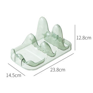 Multi-Functional Kitchen Pot Lid Holder Double Layered Creative Storage Rack for Cutting Boards Spatulas Souppoons Chopsticks