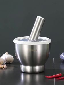 Manual Garlic Herb Mortar