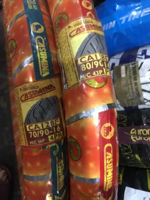 Lốp (vỏ) Casumina sau Novou 80/90-16 (dùng cho xe sử dụng ruột)