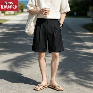 NEW BOLUNE | Vintage Style Loose Casual Khaki Shorts