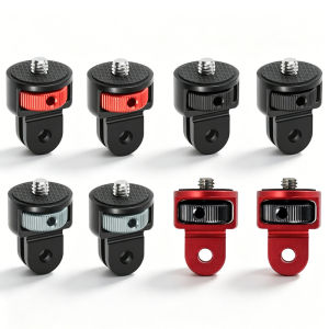 Converter Tripod Adapter 1/4 Screw Mount for GoPro Hero 13 12 11 10 9 8 Insta360 X5 X4 X3 DJI OSMO Action 6 5 4 Pocket 4 3 Nano