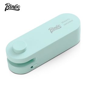 BINCOO Sealing Machine Small Sealer Ear-mounted Filter Paper Household Portable Snack Plastic Bag Sealer Hand-pressed Noisture-proof Sealer