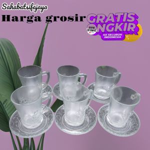 termurah set cangkir kopi 12pcs/4cangkir kopi &4tatakan