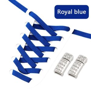 No Tie Shoelaces Magnetic Diamond Metal Lock Elastic Shoe Laces for Sneakers Easy To Put on And Off Lazy Shoes Lace 1 Pair