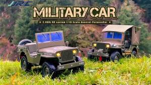 WLtoys | JJRC 1:10 C8815 Rc Car WILLYS JEEP 1941 4WD RTR Crawler Climbing Scale Military Truck Off-road Vehicle Toy For Kids & Adults