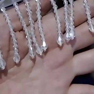 Dây Tua Rua Pha Lê Thủy Tinh 6cm Gói 1 Thước Dùng Trang Trí Váy Cưới Rèm Cửa Đèn Phụ Kiện Tua Rua Phong Cách Cổ Điển Tự Làm