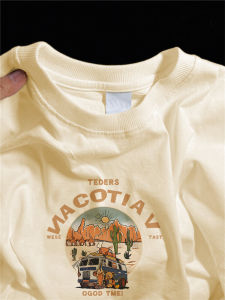 American Style Long Sleeve T-Shirt Women Loose Fit Base Shirt Inner Wear Autumn Winter Top Trendy plus Size 2025 New Arrival