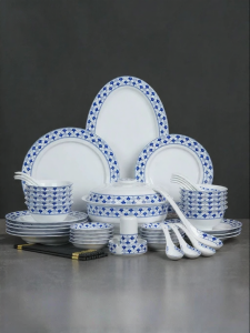 JINGDEZHEN | Chinese Style Ceramic Dinnerware Set for Gifts