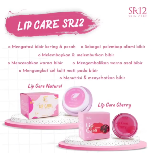SR12 Lip Balm / Lip Care Pelembab Bibir Alami Original - Cherry