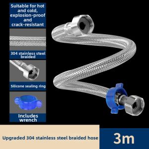 High Pressure Burst Proof Hot and Cold Water 304 Stainless Steel Pipe 1/2 inch