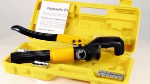 ชุดคีมย้ําหางปลา YQK-70 ไฮดรอลิกเครื่องย้ำ ขนาด 4-70 Sq mm เครื่องย้ำสายไฟ ย้ำสายไฟ ไฮดรอลิค คีม พร้อมดายหกเหลี่ยม Hydraulic clamp pliers