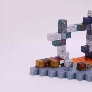 Magnetic Building Blocks My World Blocks DIY Puzzle Variety Magnet Cube Building Block Educational Toys Gift Set Assembling Building Block Figures Doll Game Creativity & Expandable Construction