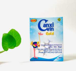 Hộp 20 ống Canxi CVin Gold Hữu Cơ hấp thụ dễ dàng bổ sung Calci Vitamin D3 phát triển chiều cao não bộ chắc khỏe xương cho bé và người lớn