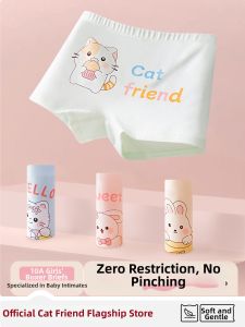 MiiOW | Cute Cotton Antibacterial Breathable Girls Panties Pack of 4