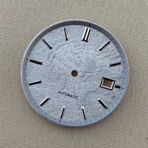 33.5mm No Logo Watch Dial for Seiko NH35 NH36 4R36 7S26 Automatic Movement 3H Date Sterile Mod Parts Replacement DIY Set