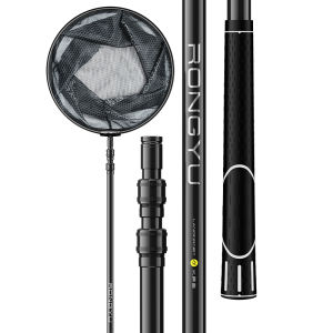 RONGYU | Ultra-light Ultra-hard Telescopic Fishing Scoop Net Pole
