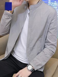 ROMON | เสื้อแจ็คเก็ตกันแดดผ้าไหมน้ำแข็งสำหรับผู้ชาย ฤดูร้อน แห้งเร็ว บางเฉียบ สำหรับตกปลากลางแจ้ง กันยูวี ลำลอง เสื้อคลุมกันหนาวแบบสวมหัว