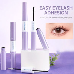 【COD】Lem Bulu Mata Palsu + Maskara 2in1 Tahan Lama Alami Tanpa Iritasi Eyelash Glue + Mascara Tahan Air Ganda yang Cepat Kering-💞Margot