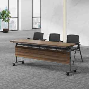 Foldable Mobile Long Conference Table